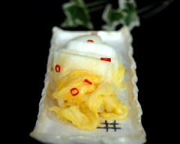 北海道の漬物 田村漬物本舗 二度仕込み白菜漬 盛り付け例