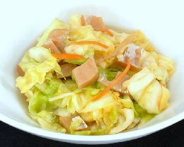 北海道の漬物 田村漬物本舗 たらキャベツ漬 盛り付け例
